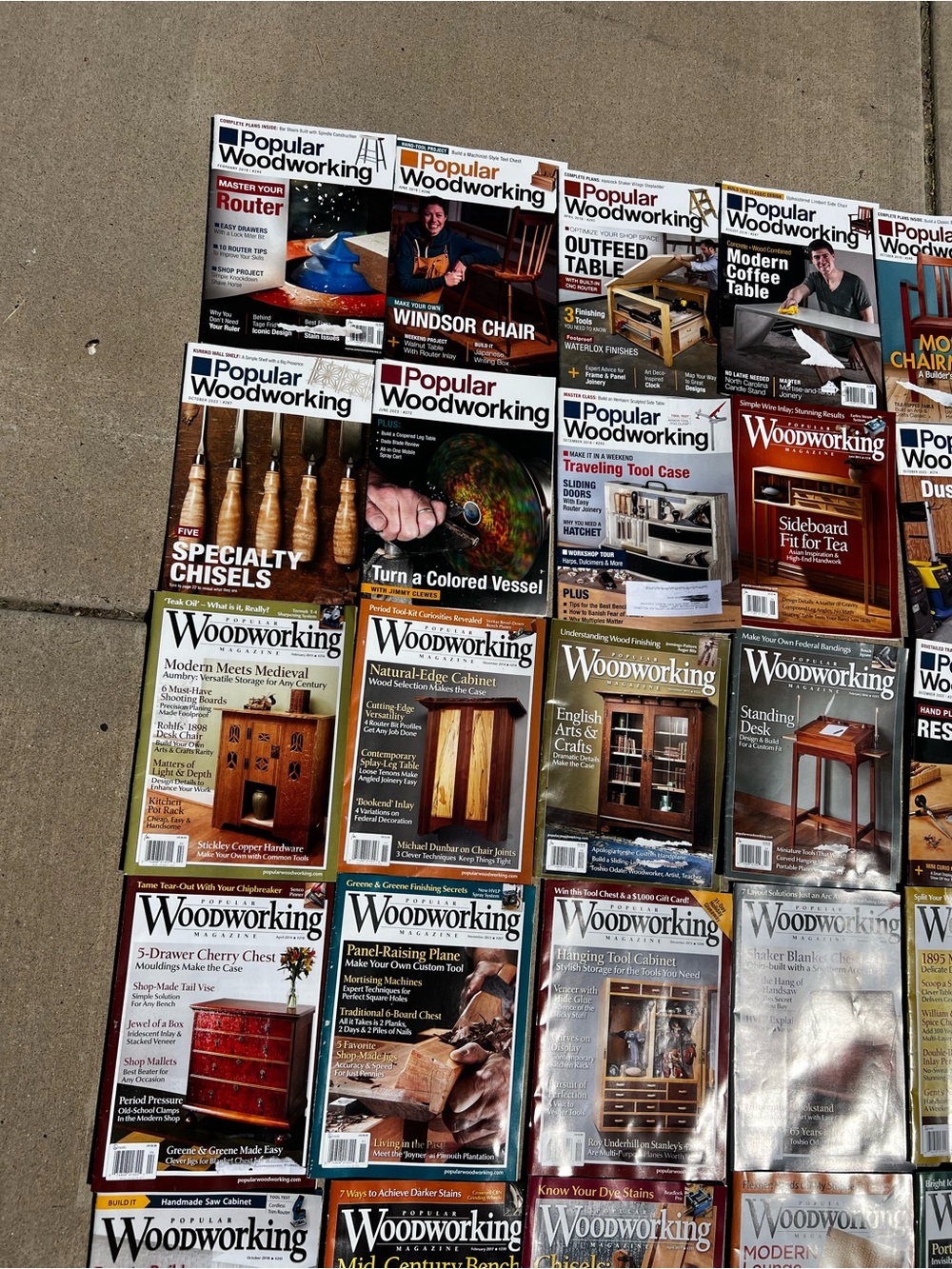 Lot of 60 Popular Woodworking Wood Shop DIY Magazines - Picture 8 of 14
